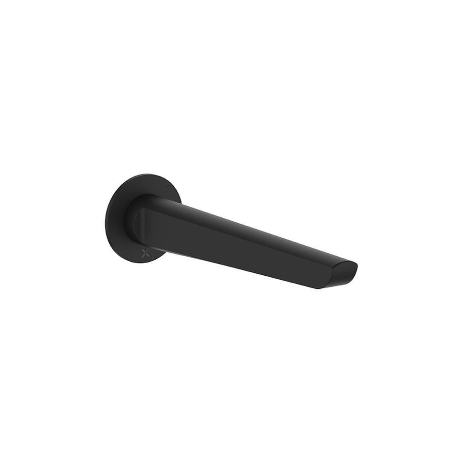Crosswater Foile Wall Mounted Bath Spout - Matt Black