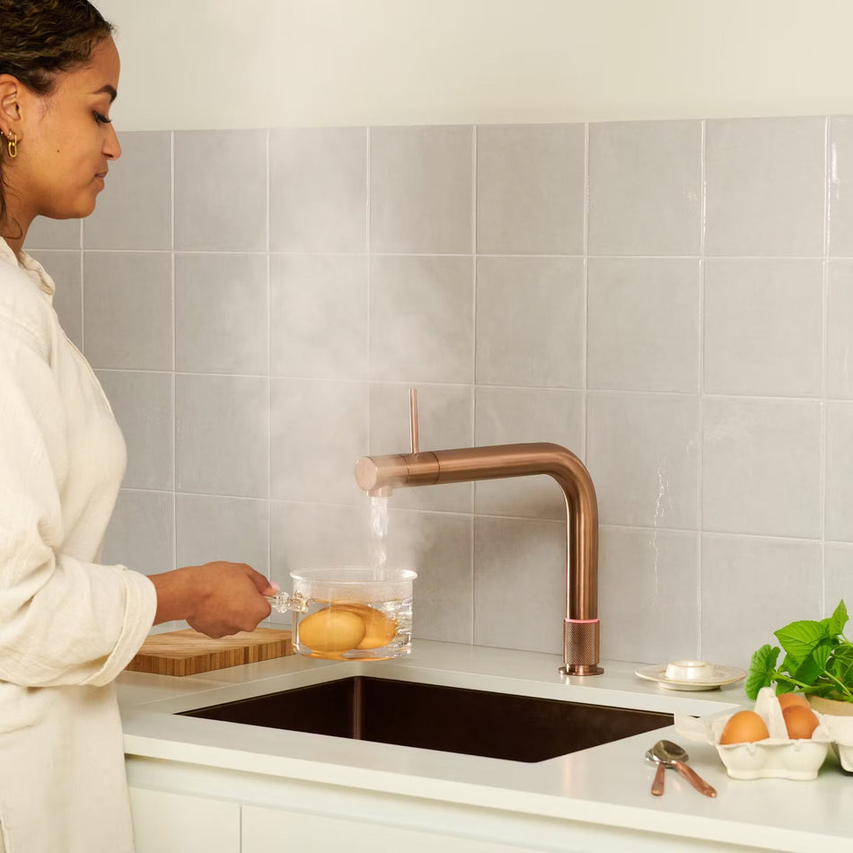 Quooker Front Boiling Water Tap with Tank - Rose Copper