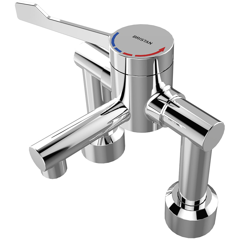 Bristan TMV3 Single Control Hospital Basin Mixer Tap - Chrome