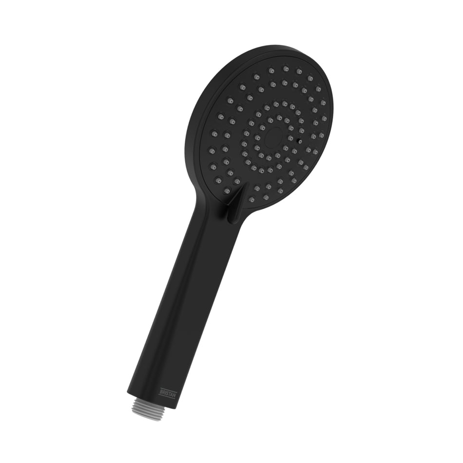 Bristan Multi Function Shower Handset - 3 Spray Modes - Matt Black