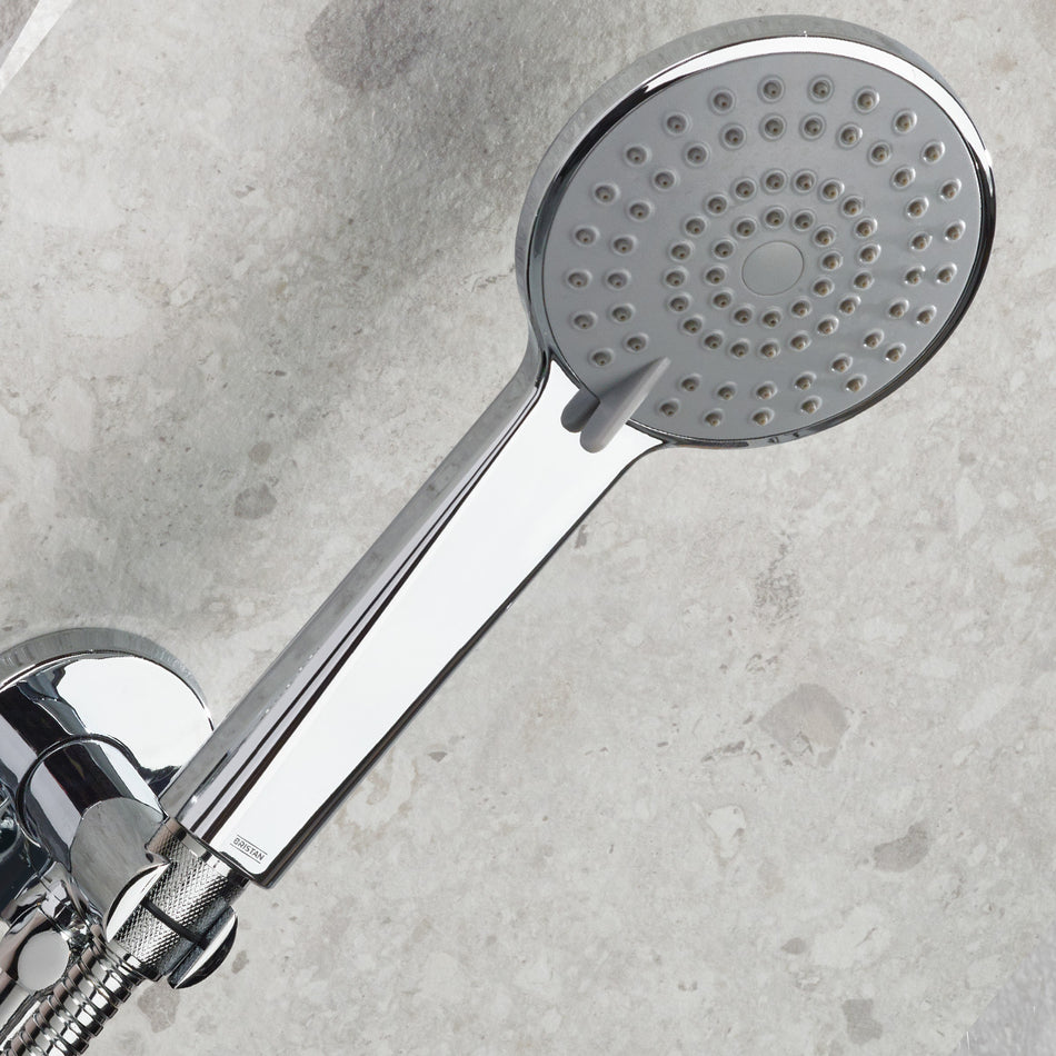 Bristan Multi Function Shower Handset - 3 Spray Modes - Chrome