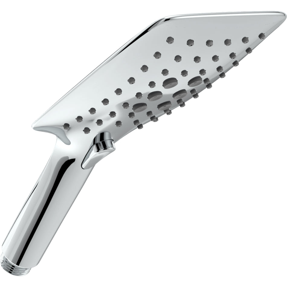 Bristan Large Square 3 Function Push Button Shower Handset - Chrome