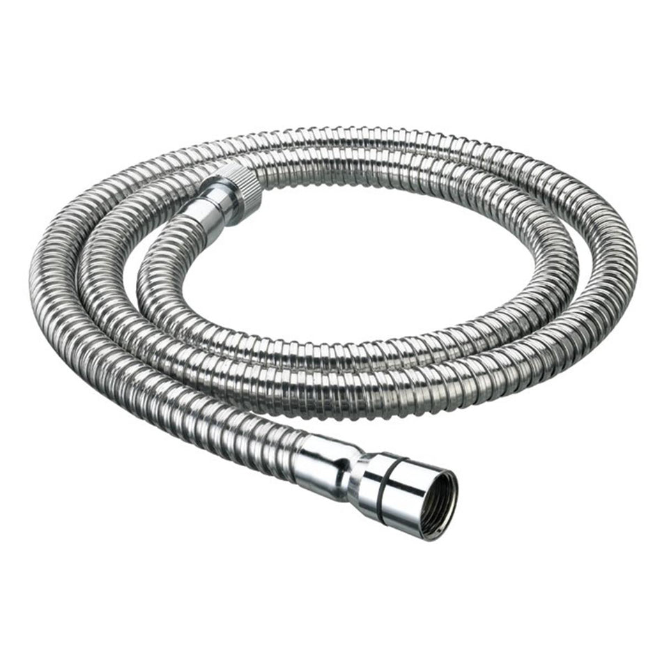 Bristan Cone To Nut Lrg Bore Shower Hose - 1500mm Long - Chrome
