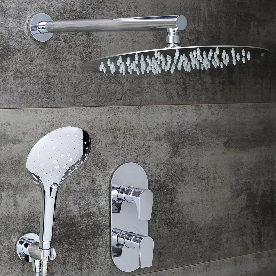 Bristan Hourglass Complete Shower Pack 3 - Chrome