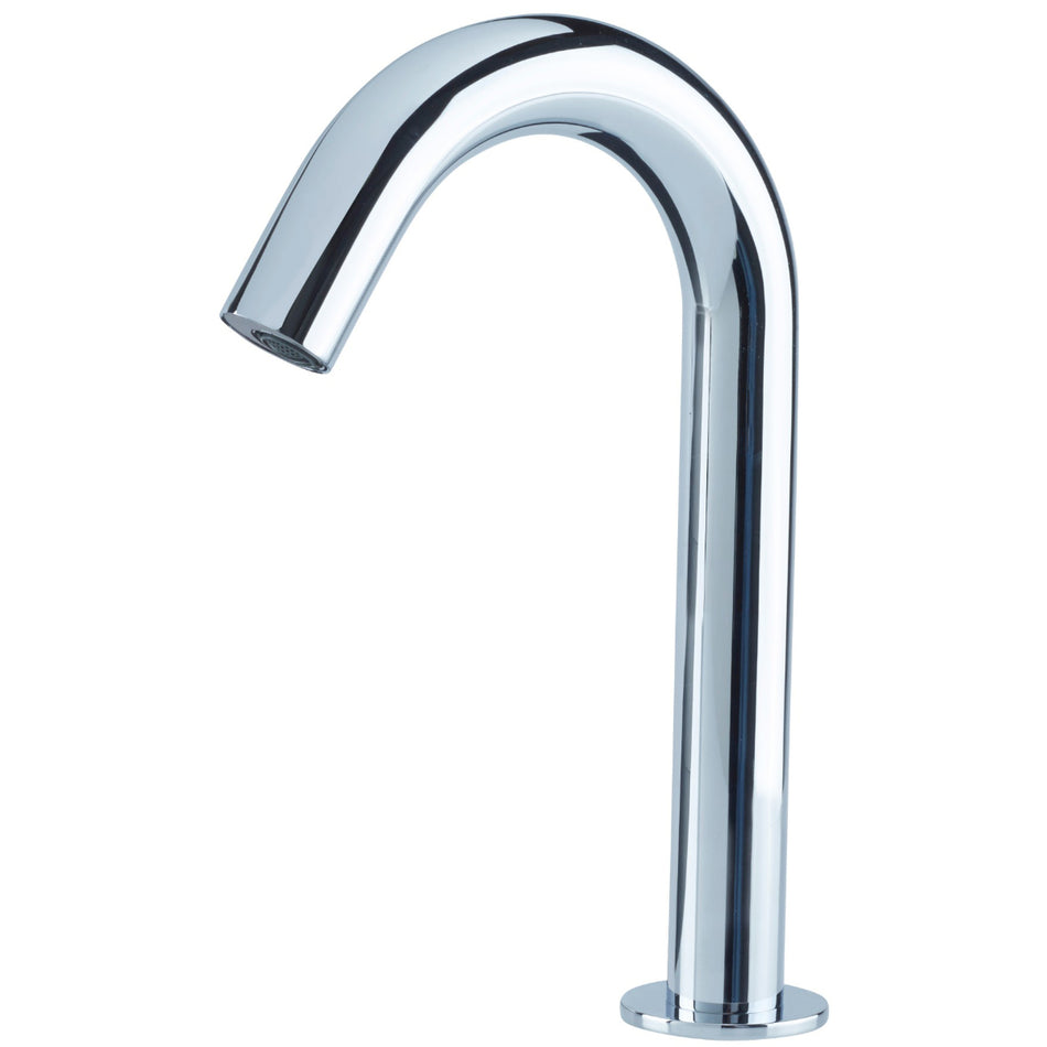 Bristan Commercial Deck Mounted Infrared Automatic Swan Neck Basin Spout - Chrome