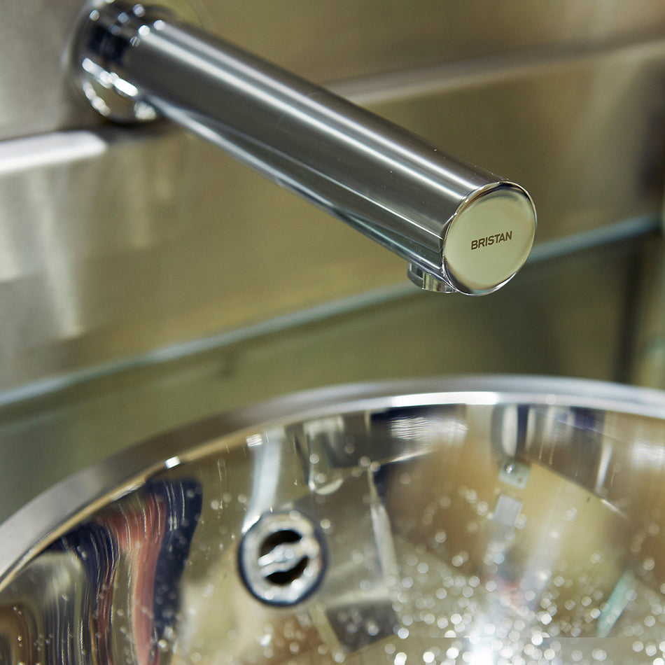 Bristan Commercial Wall Mounted Infrared Automatic Basin Spout - Chrome