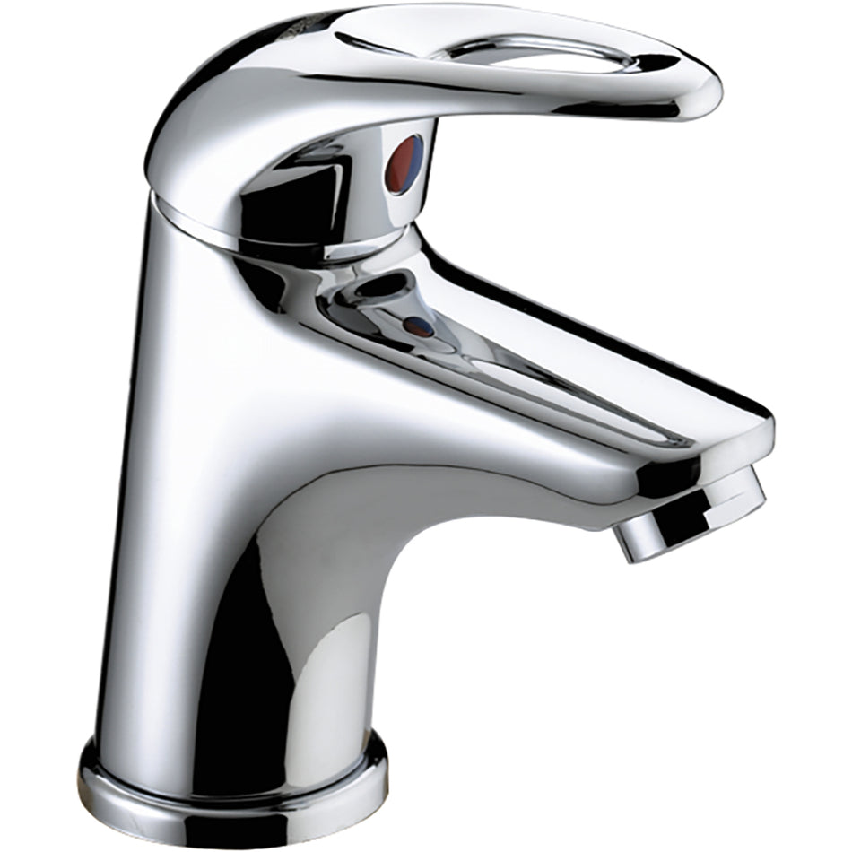 Bristan Java Small Basin Mixer Tap With Clicker Waste - Chrome