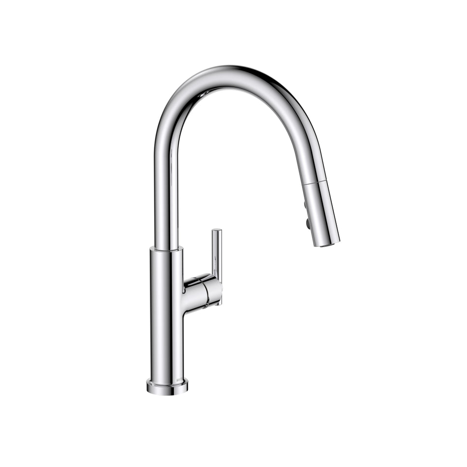 Bristan Jule Eco-Start Kitchen Mixer Tap With Pull-Down Hose - Chrome