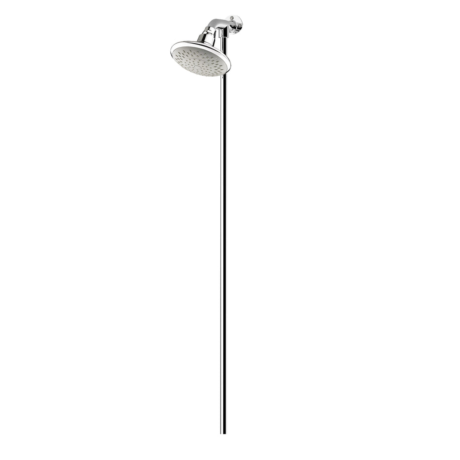 Bristan Rigid Riser With Fixed Shower Head - Chrome