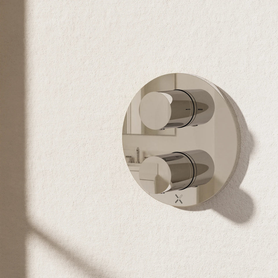 Crosswater Lazo 3 Outlet Crossbox Trim And Levers - Chrome