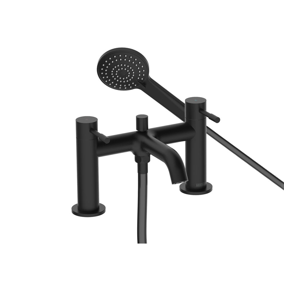Bristan Mila Bath Shower Mixer Tap - Black