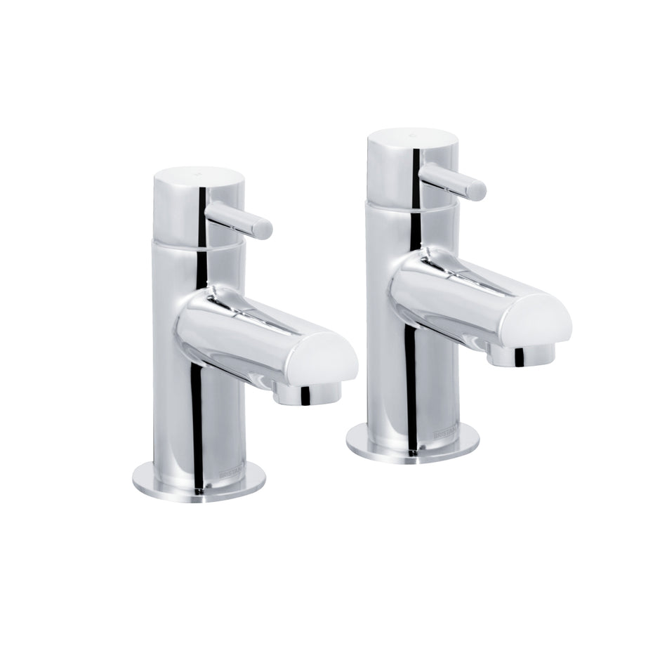 Bristan Mios Bath Pillar Taps - Chrome