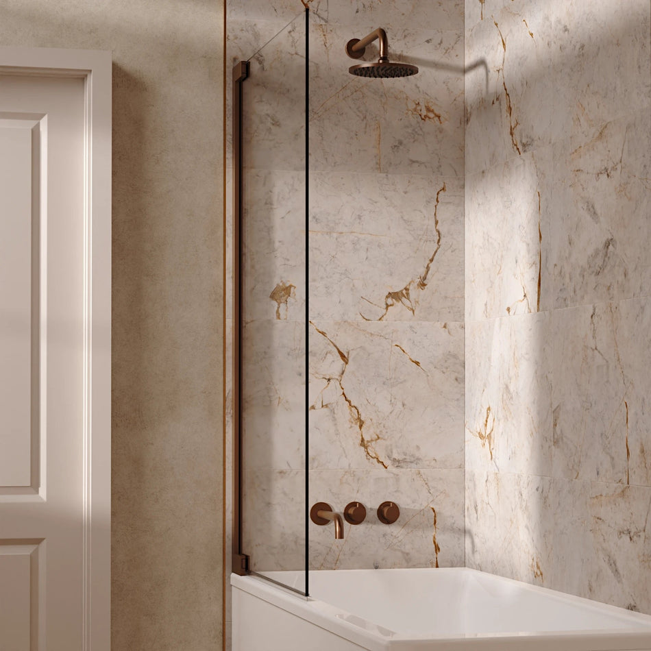 Crosswater Module 2 Outlet Thermostatic Concealed Shower Set 3 With 200mm Head and Wall Mounted Arm - Brushed Bronze