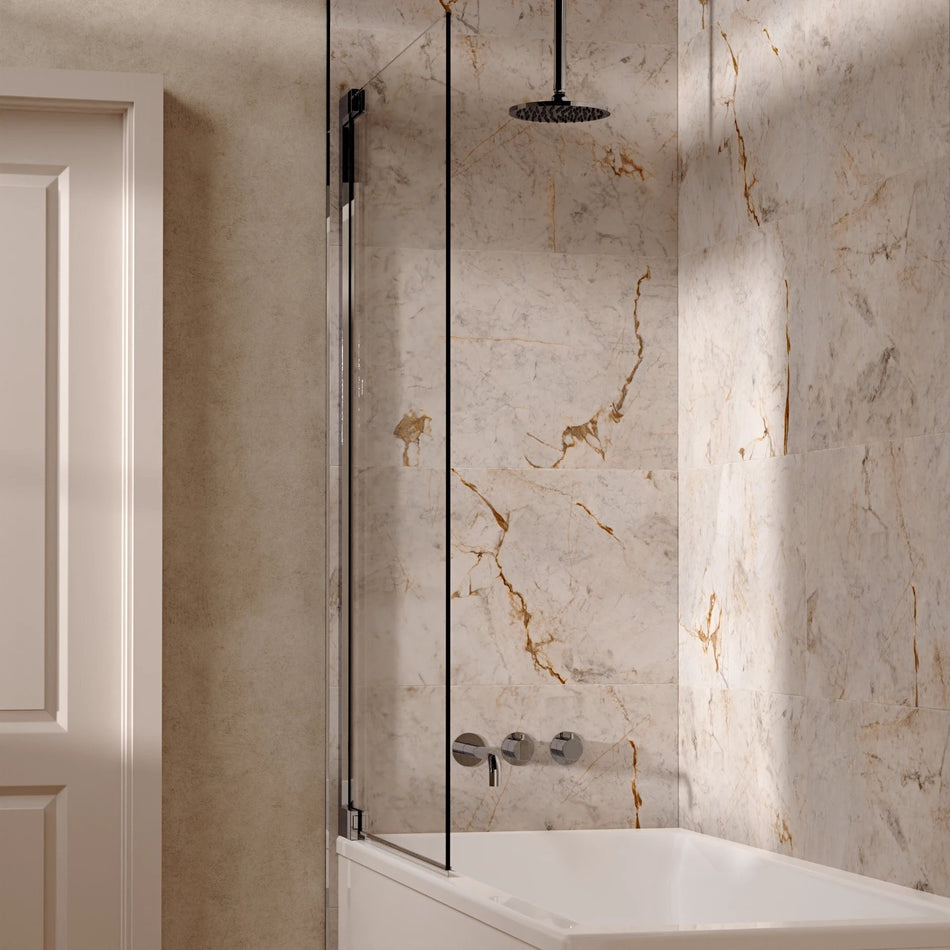 Crosswater Module 2 Outlet Thermostatic Concealed Shower Set 3 With 200mm Head and Ceiling Mounted Arm - Chrome