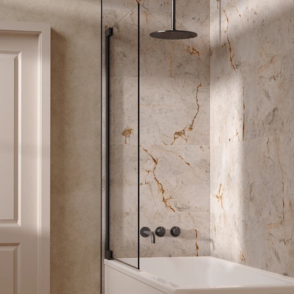 Crosswater Module 2 Outlet Thermostatic Concealed Shower Set 3 With 300mm Head and Ceiling Mounted Arm - Slate