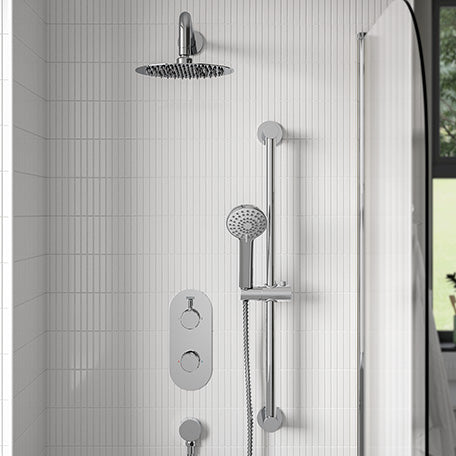 Bristan Molida 2 Outlet 2 Control Thermostatic Concealed Shower Kit - Chrome