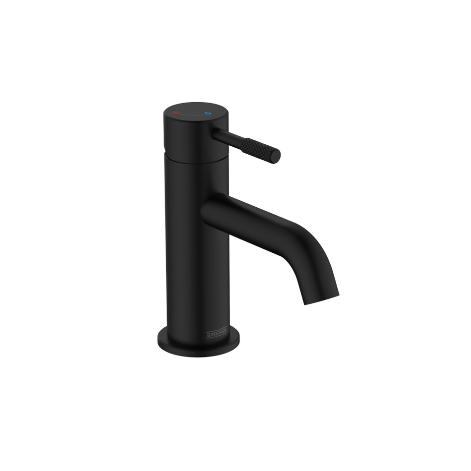 Bristan Molida Deck Mounted Eco Start Basin Mixer Tap - Matt Black