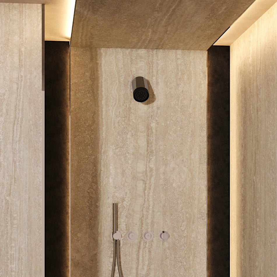 Crosswater Module Plus 2 Outlet Concealed Shower Set 4 With Fixed Head & Handset - Chrome