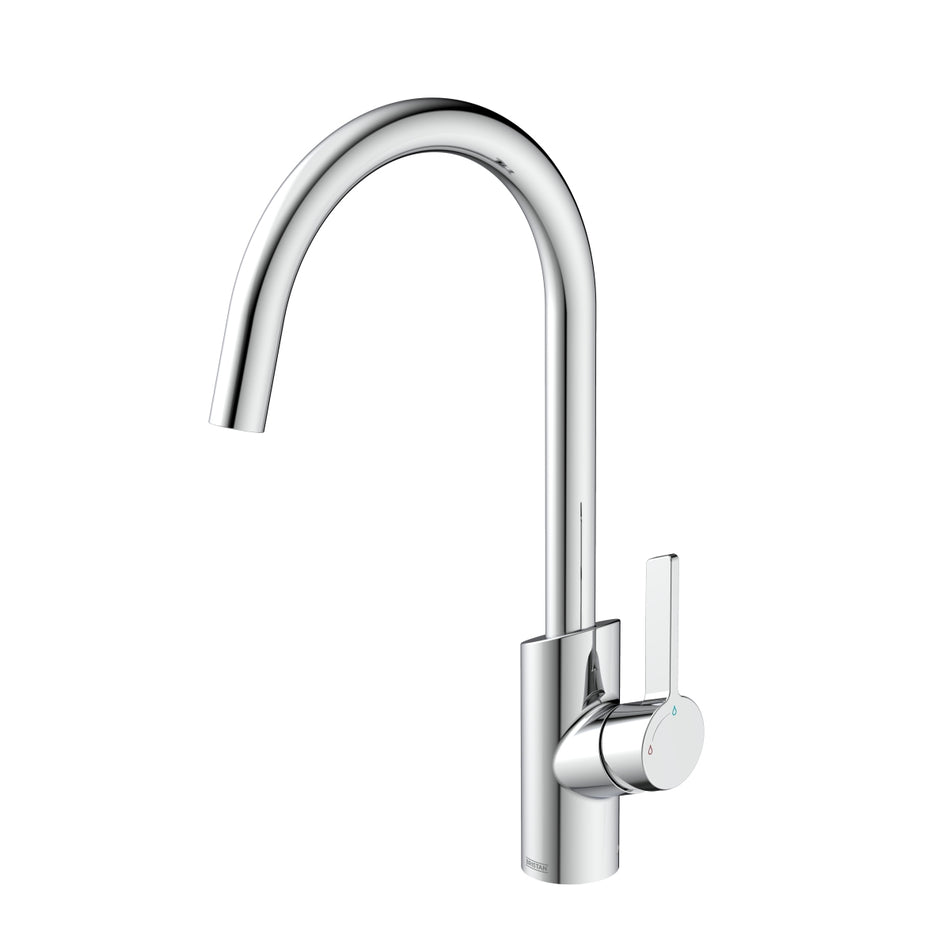 Bristan Maple Deck Mounted Easyfit Mono Kitchen Mixer Tap - Chrome