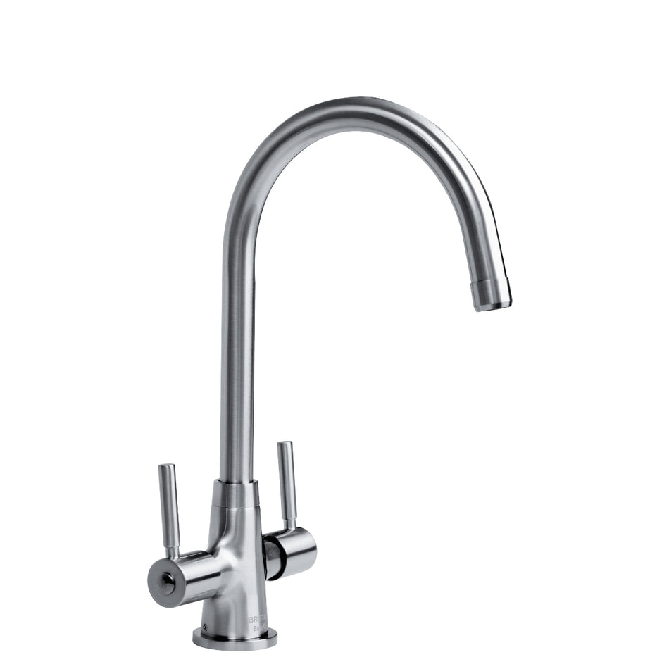 Bristan Monza Easyfit Mono Kitchen Mixer Tap - Brushed Nickel