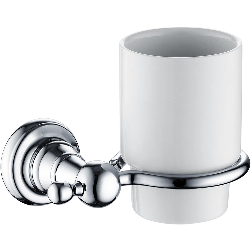 Bristan 1901 Tumbler And Holder - Chrome