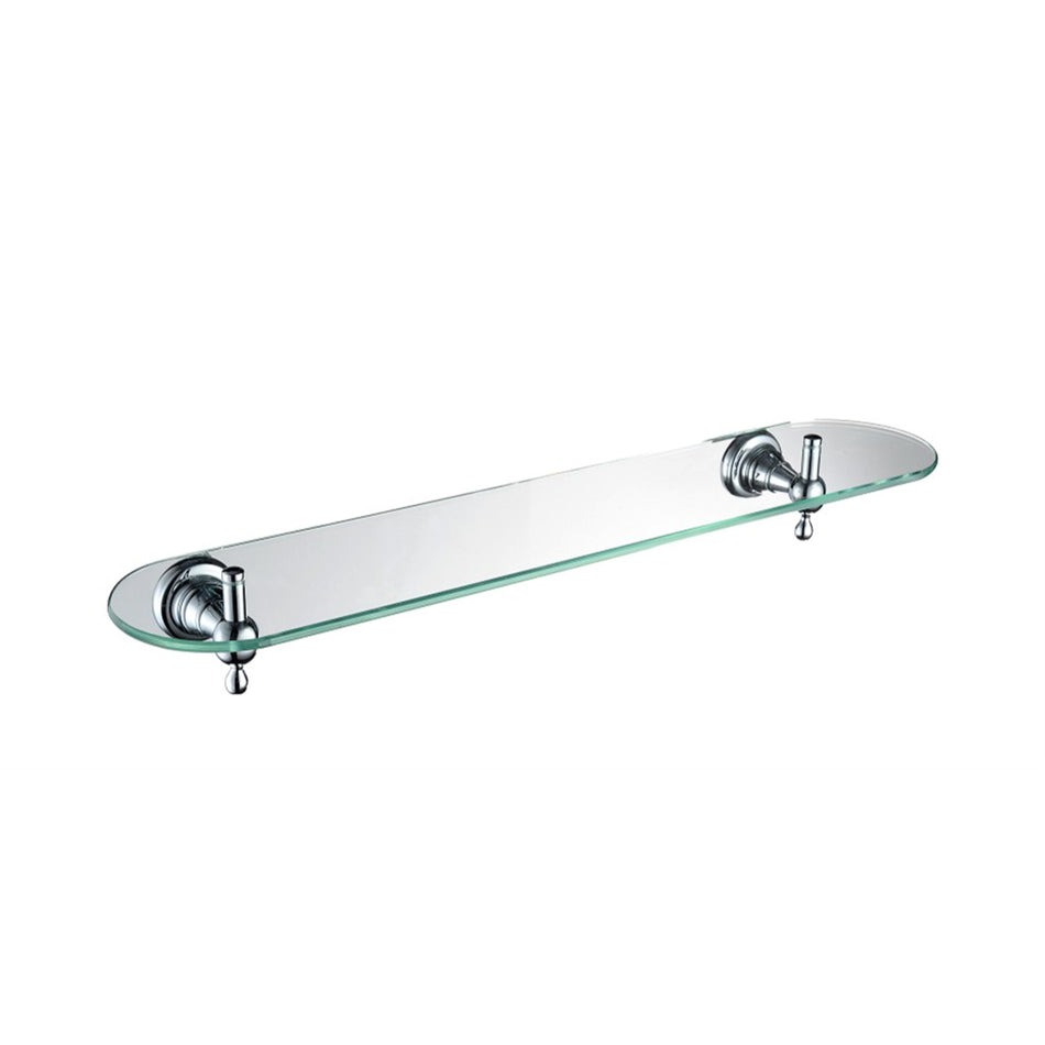 Bristan 1901 Glass Shelf - Chrome