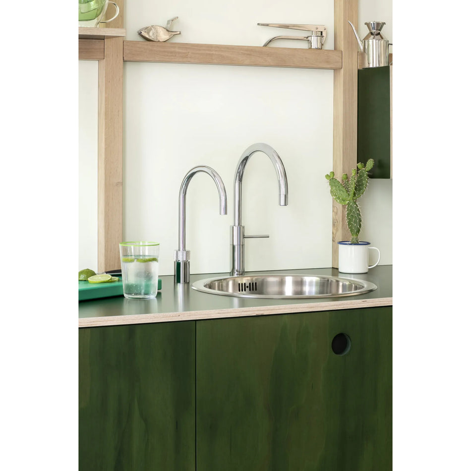 Quooker Nordic Round Boiling Water With Mixer Tap with Tank - Chrome
