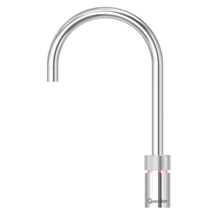 Quooker Nordic Round Boiling Water Tap with Tank - Chrome