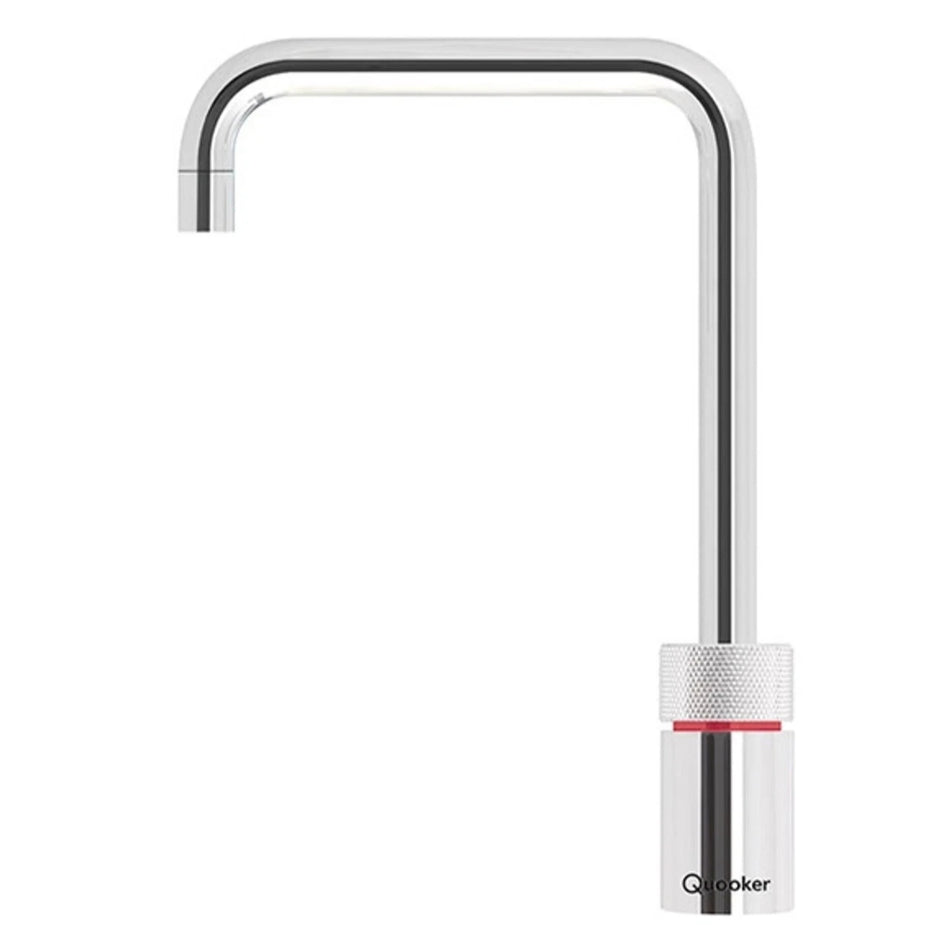 Quooker Nordic Square Boiling Water Tap with Tank - Chrome