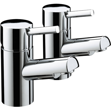 Bristan Prism Basin Pillar Taps - Chrome
