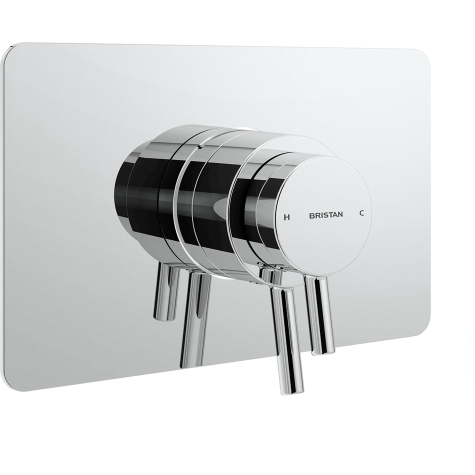 Bristan Prism Concealed Concentric Shower Valve Only - Chrome