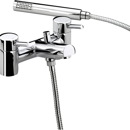 Bristan Prism Pillar Bath Shower Mixer Tap - Chrome