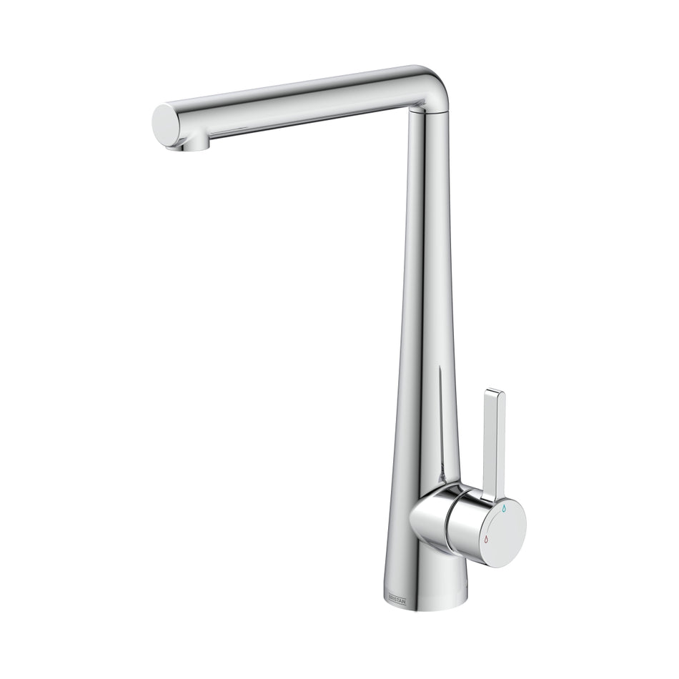 Bristan Pine Deck Mounted Easyfit Mono Kitchen Mixer Tap - Chrome