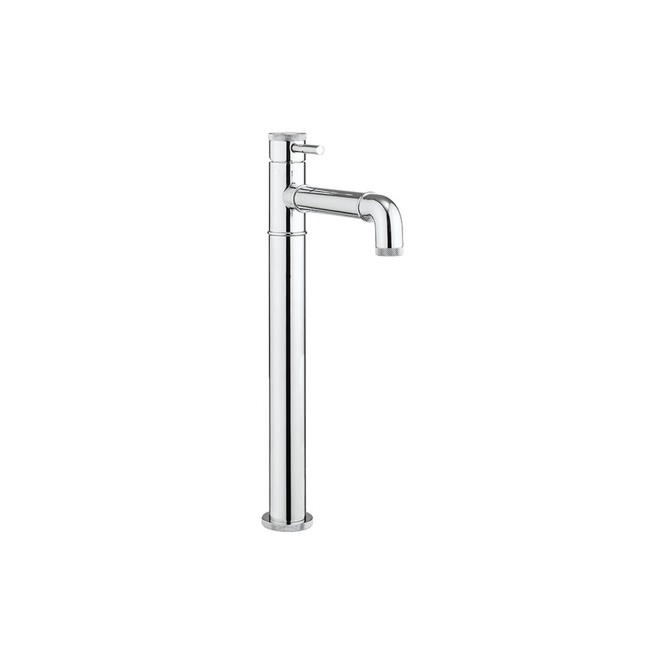 Crosswater Mpro Industrial Deck Mounted Monobloc Tall Basin Mixer Tap Without Waste - Chrome
