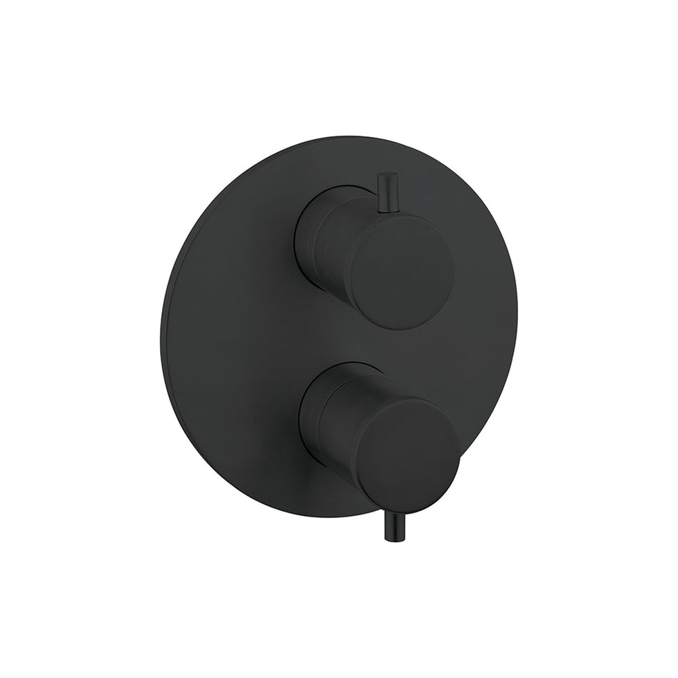 Crosswater Mpro 2 Outlet Industrial Crossbox Trim And Levers - Carbon Black