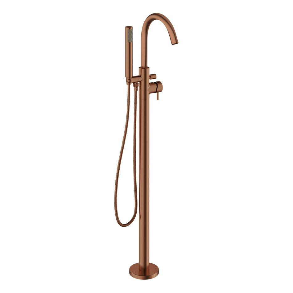 Crosswater Mpro Freestanding Bath Shower Mixer - Brushed Bronze
