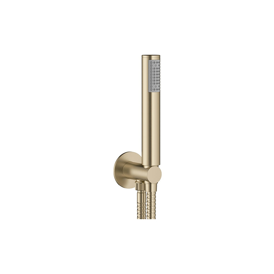 Crosswater Mpro Shower Kit & Wall Outlet - Brushed Brass