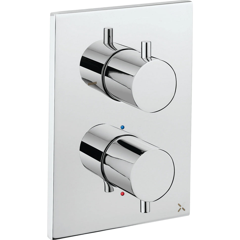Crosswater Mpro 1 Outlet Thermostatic Concealed Shower Valve - Chrome