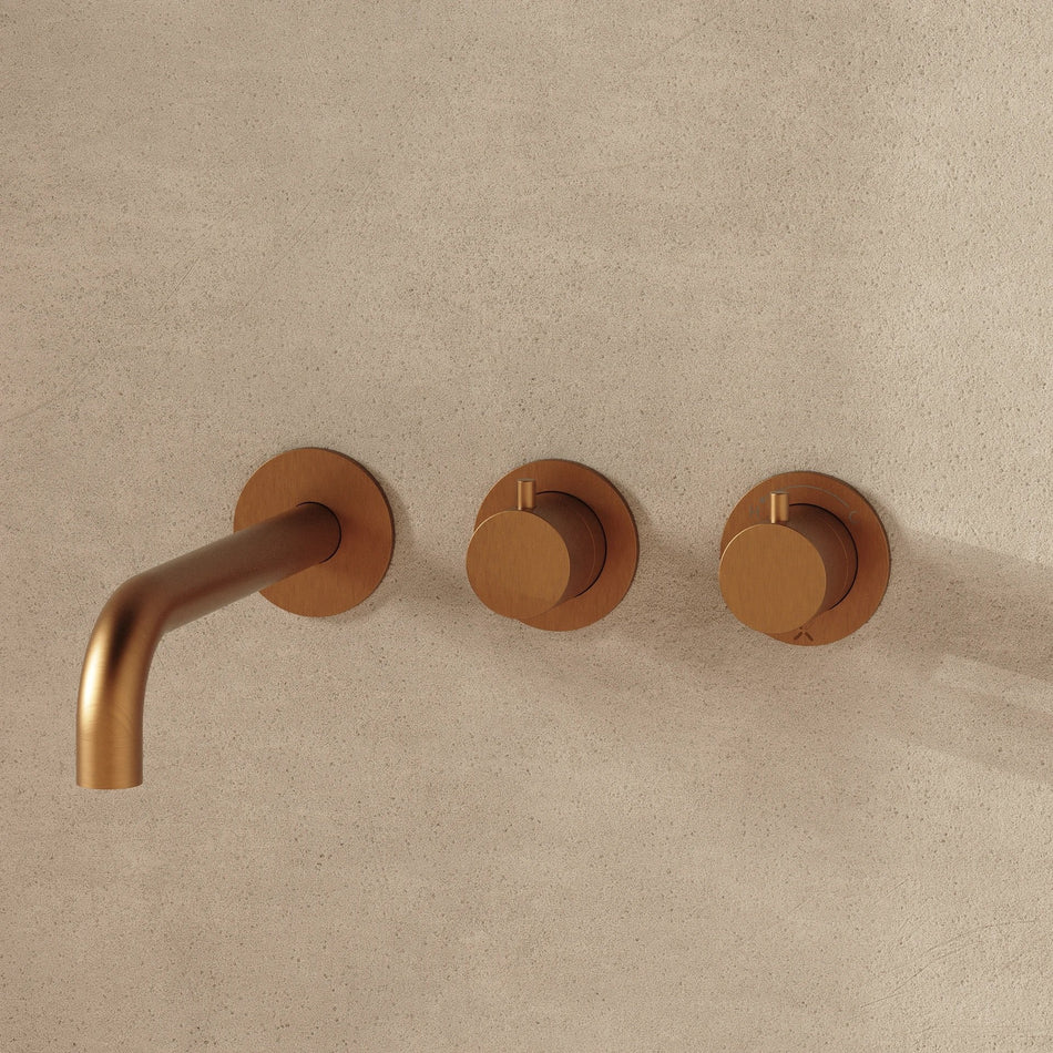 Crosswater Module Mpro 2 Outlet Trimset With Bath Spout - Brushed Bronze