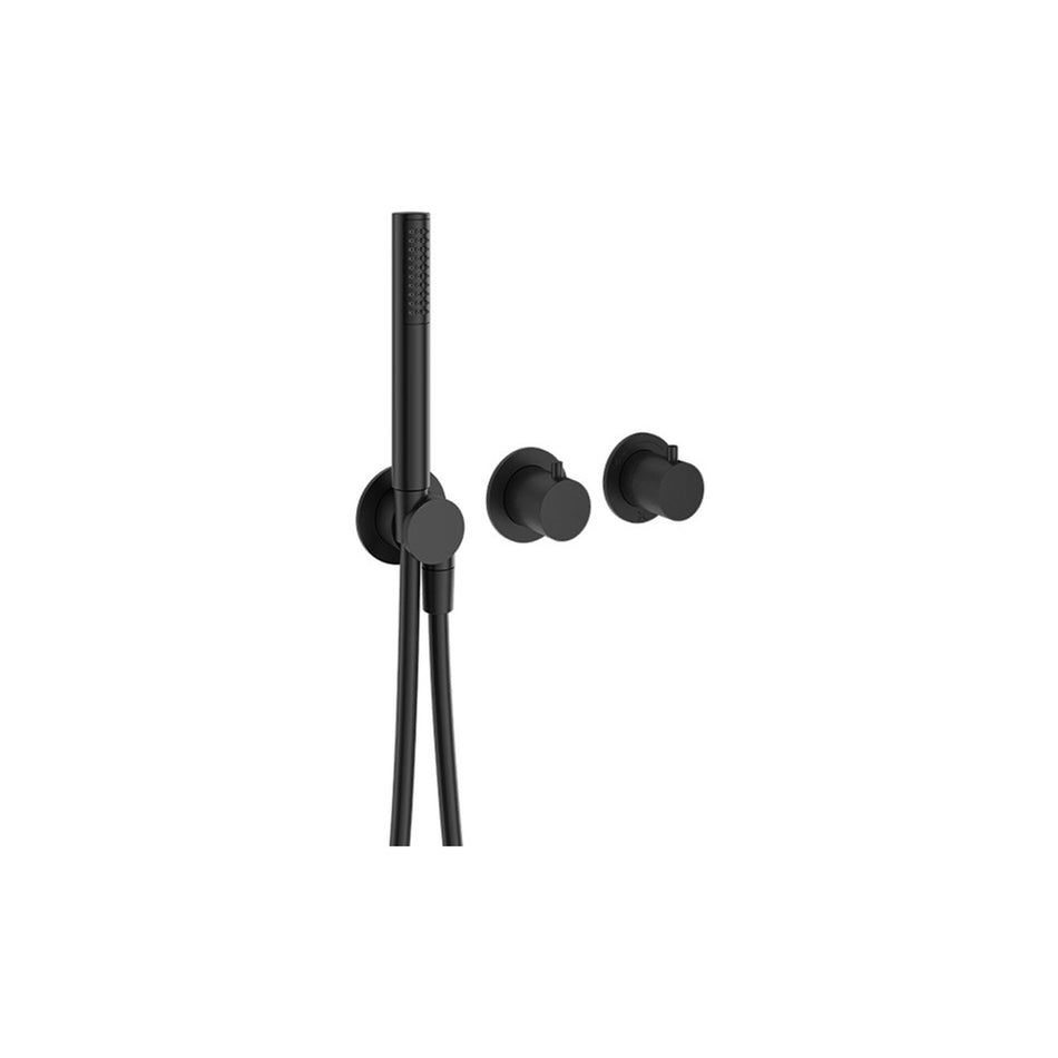Crosswater Module Mpro 2 Outlet Trimset With Handset - Matt Black