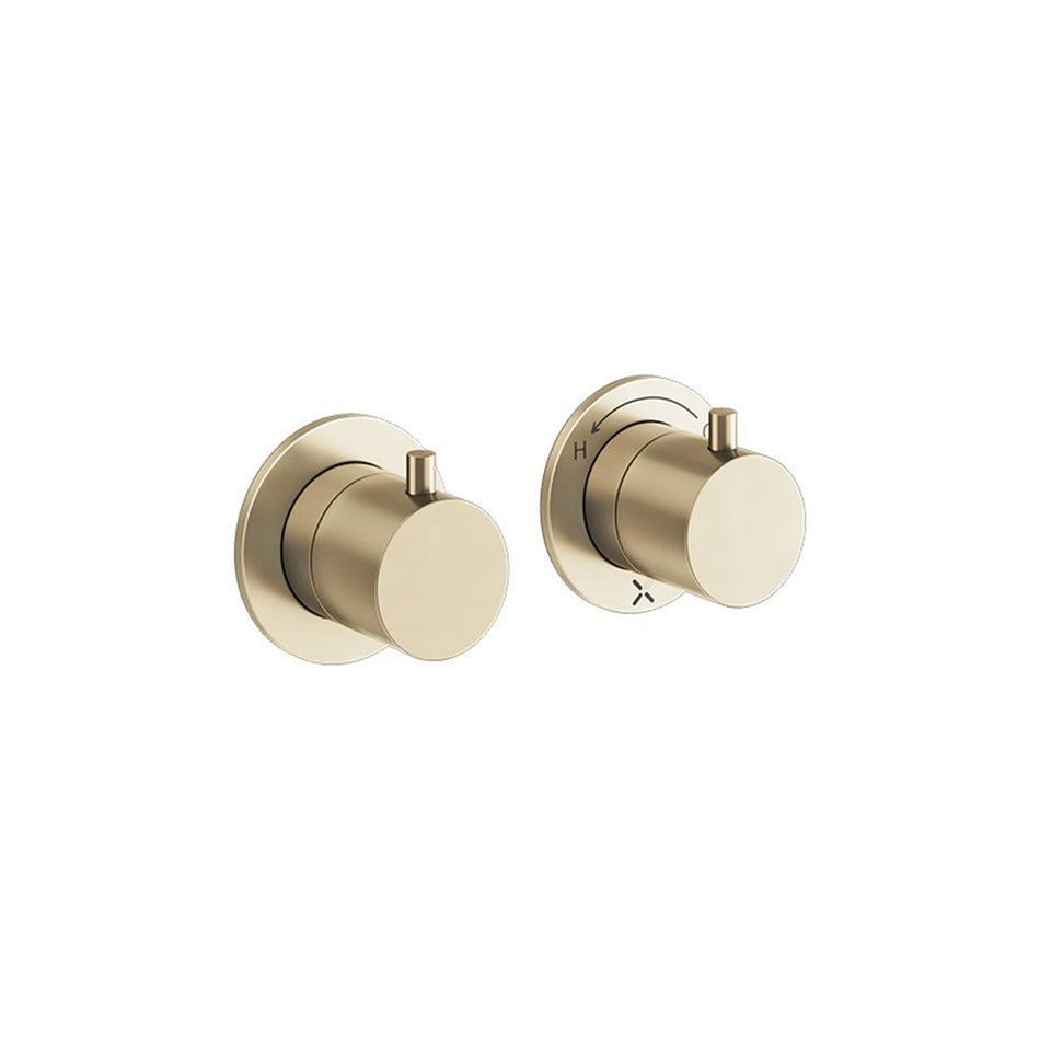 Crosswater Module Mpro 2 Outlet Diverter Trimset - Brushed Brass