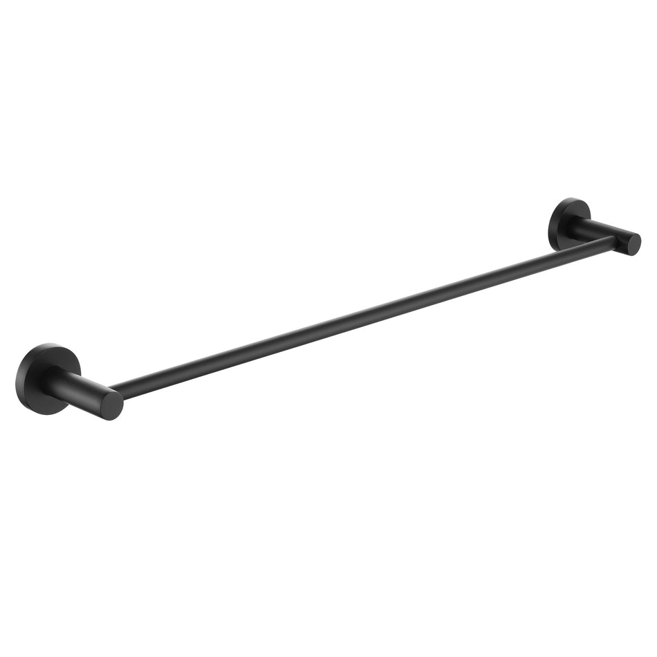 Bristan Round Towel Rail - Black