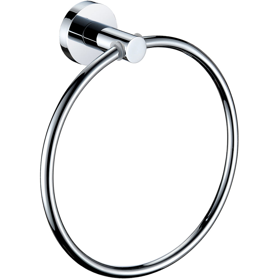 Bristan Round Towel Ring - Chrome