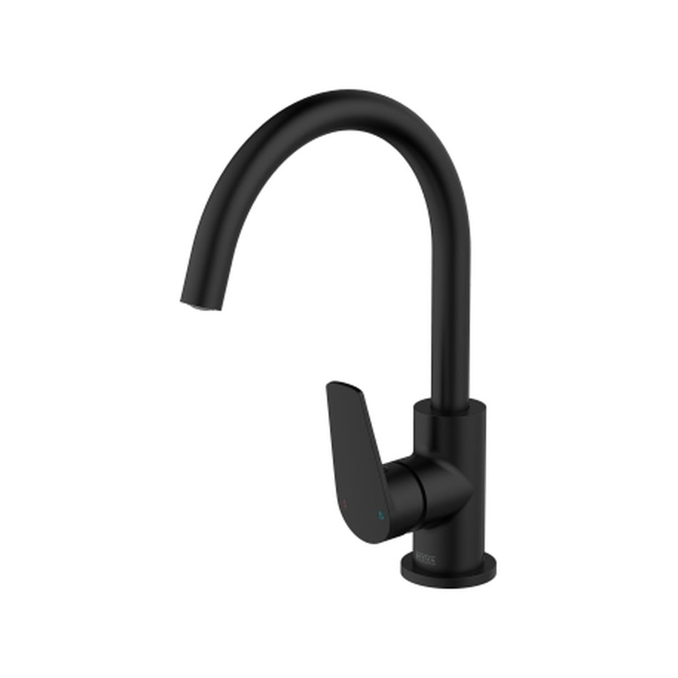 Bristan Raspberry EasyFit Mono Kitchen Mixer Tap - Black