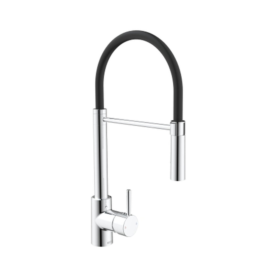 Bristan Silhouette Professional Kitchen Mixer Tap With Pull-Down Hose - Chrome