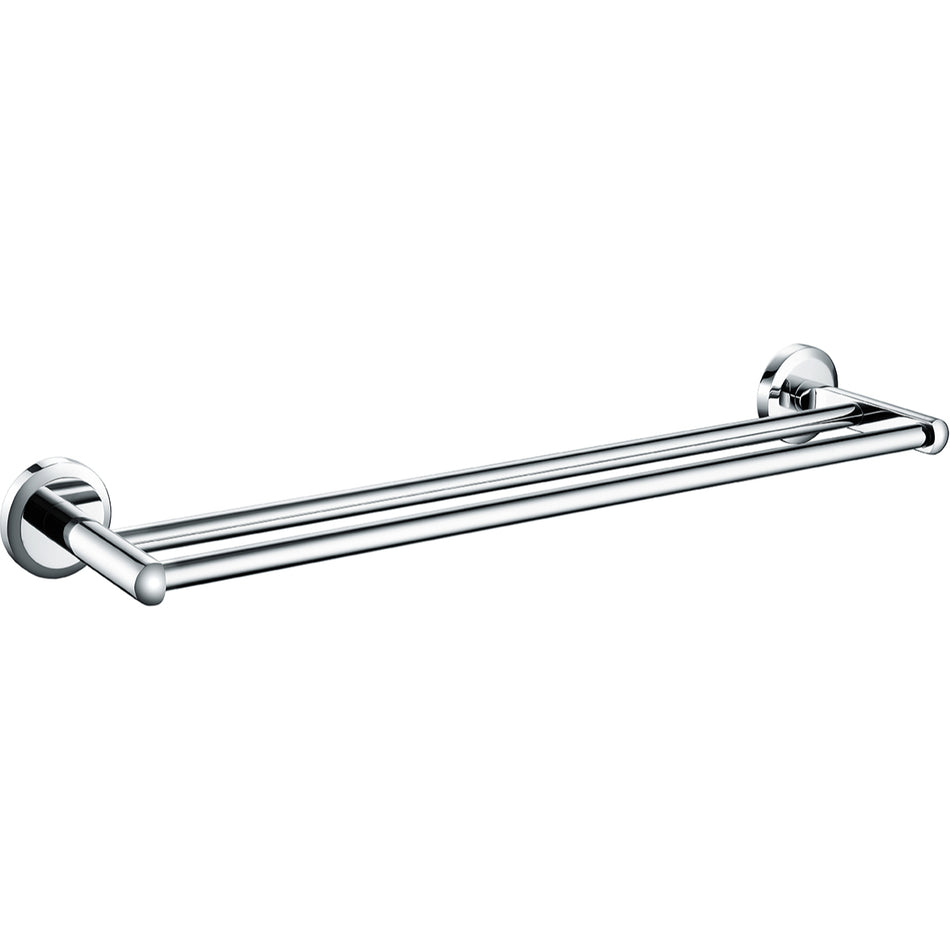 Bristan Solo Double Towel Rail - Chrome