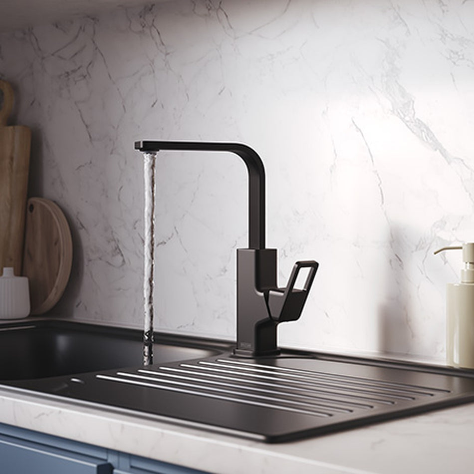 Bristan Spruce EasyFit Kitchen Mixer Tap - Black