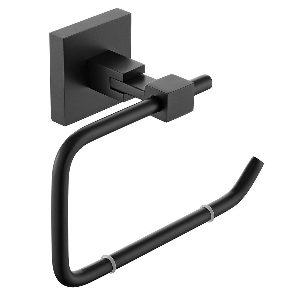 Bristan Square Toilet Roll Holder - Black