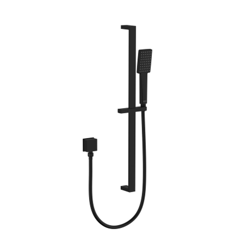 Bristan Square Single Function Shower Slide Rail Kit - Matt Black