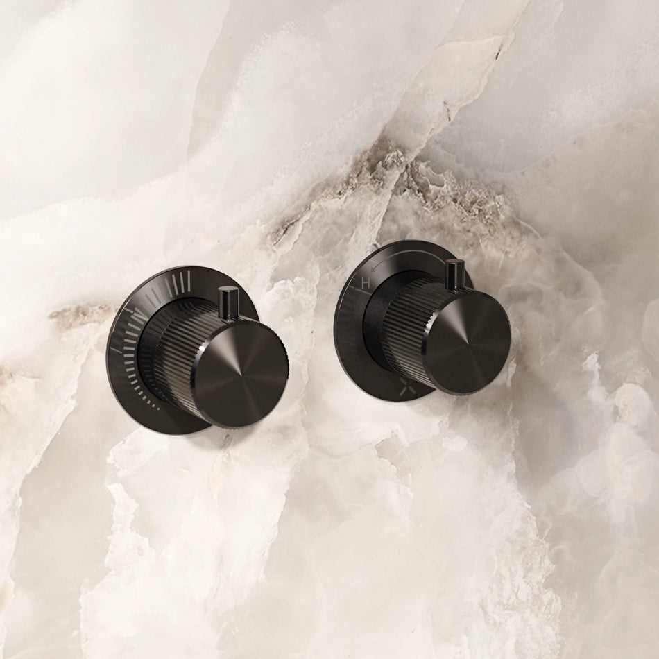 Crosswater Module 3ONE6 2 Outlet Diverter Trimset - Slate